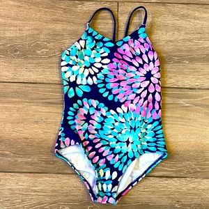 Kanu Surf Athletic Girls Swimsuit UPF 50